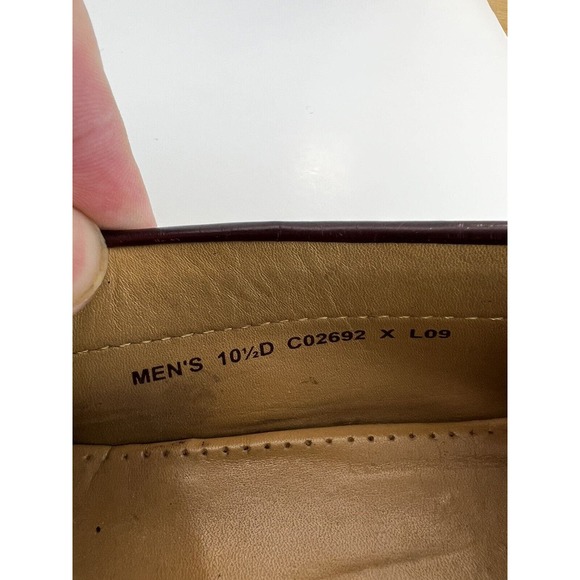 Cole Haan Mens Pinch Tassel Loafers US Size 10.5‎ D Burgundy Leather C02692 main image 8